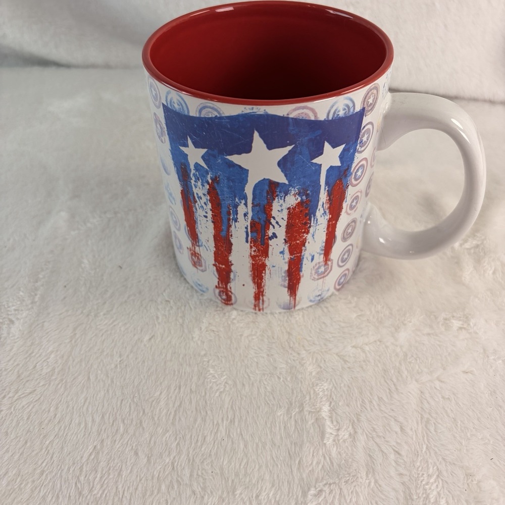 Marvel Captain America 75th Anniversary Mug Silver Buffalo 20oz Ceramic Cup 1941